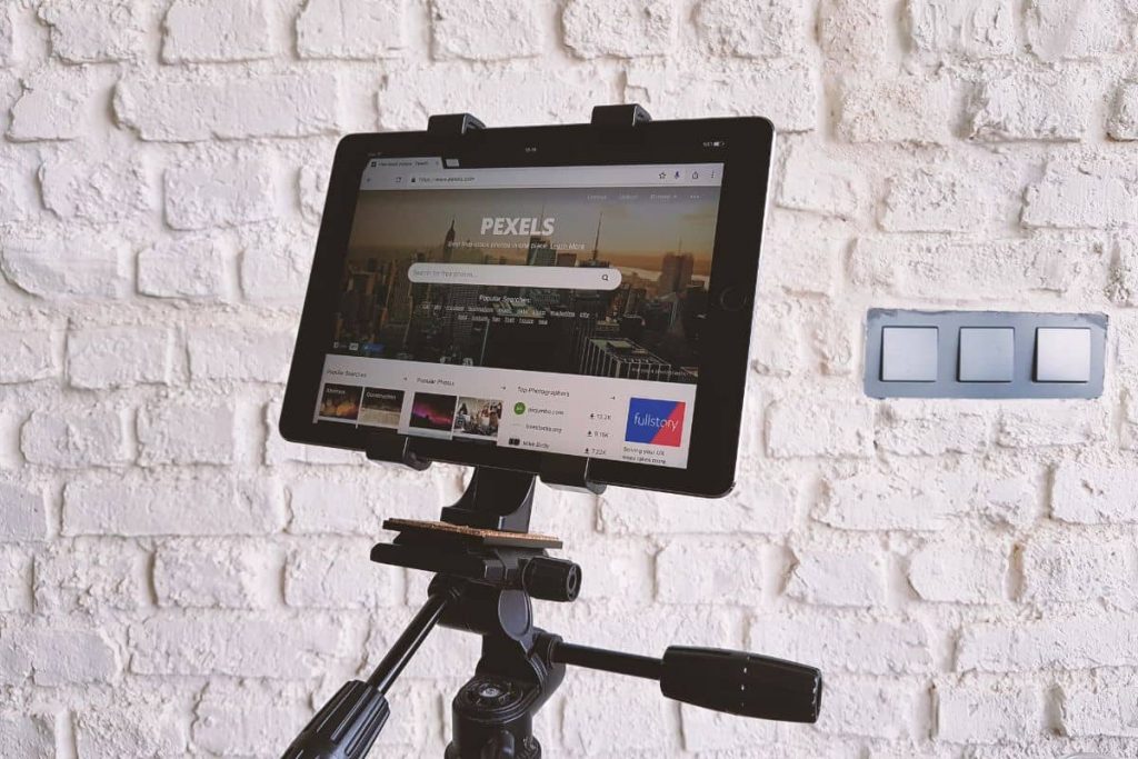 Vidéo publicitaire tablette